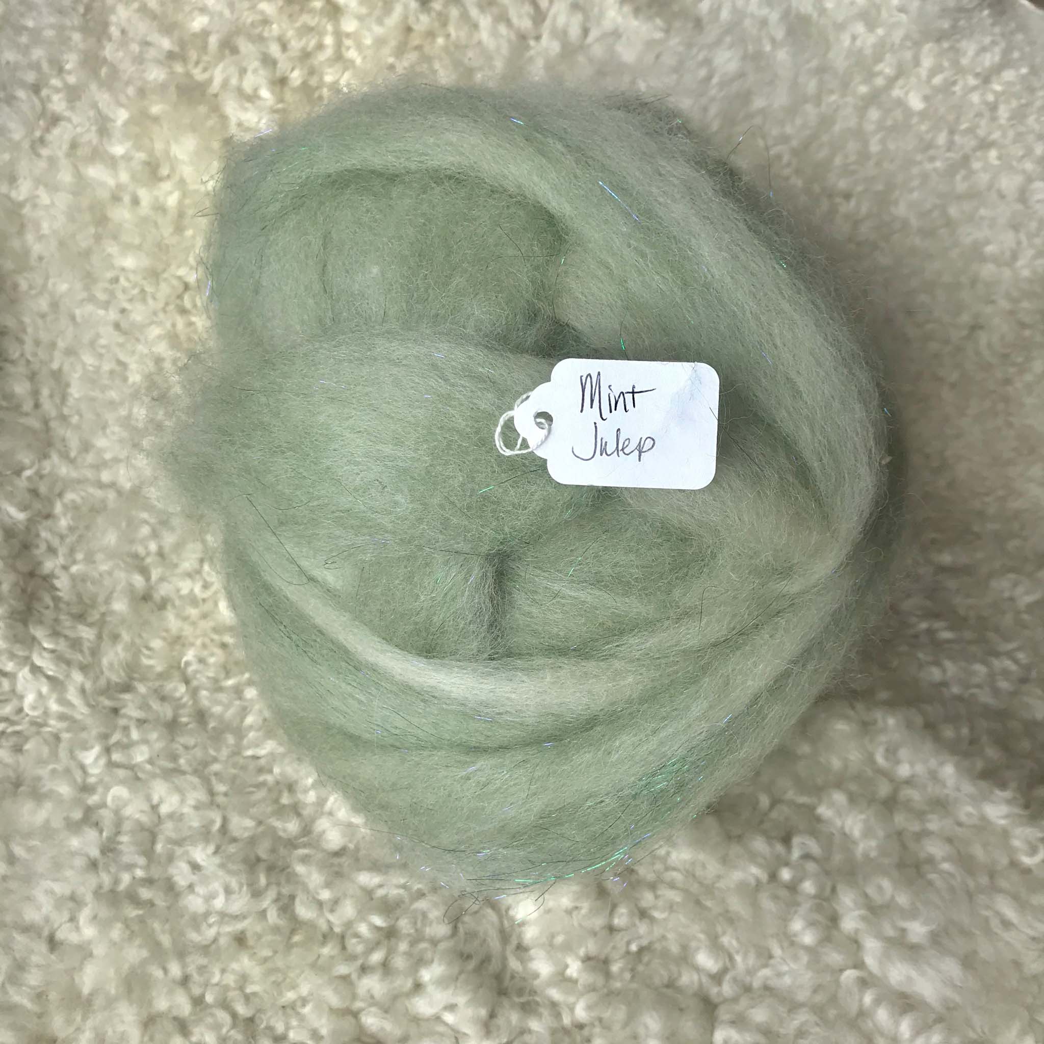 Mint Julep | Wool Roving | Woolen Mill | Wisconsin – Hidden Valley Farm \u0026  Woolen Mill, image size:2048x2048